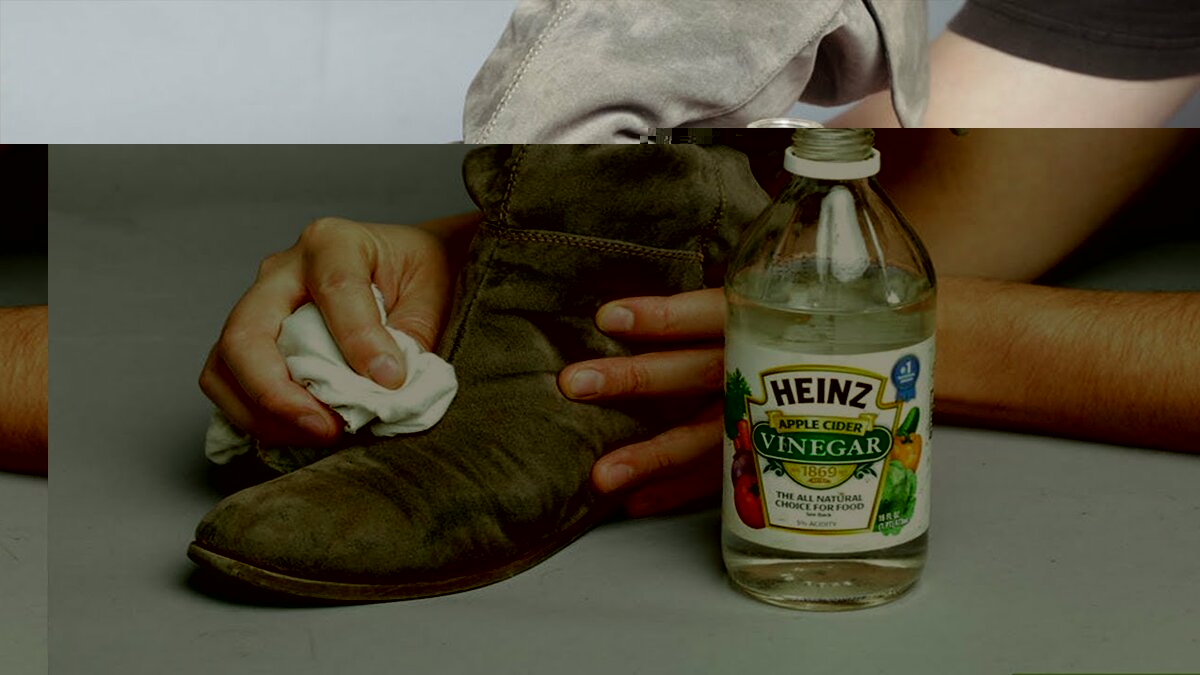 Уксус для чистки обуви из замши (источник фото: Яндекс.Картинки)