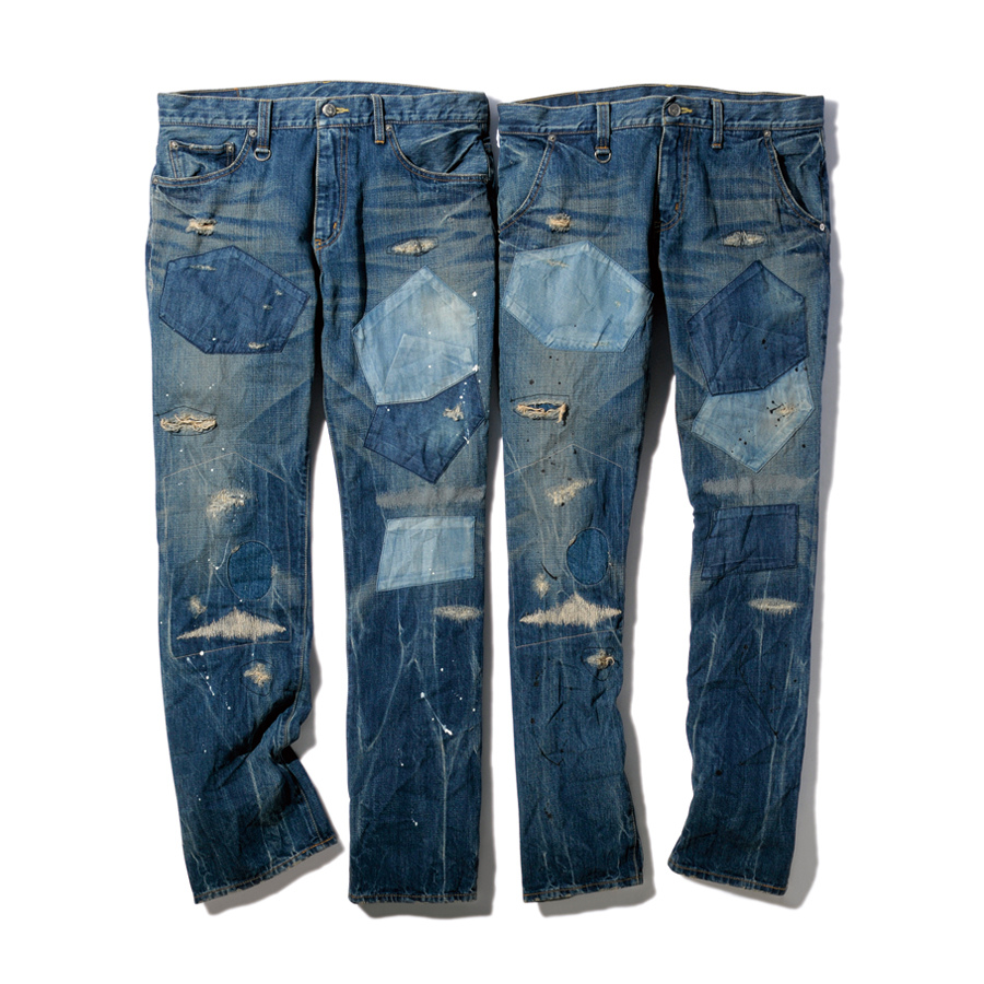 Интересные идеи заплаток на мужских джинсах