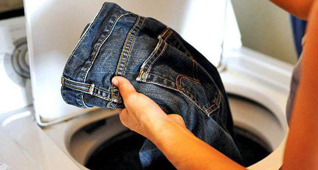 как сушить джинсы