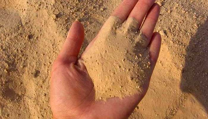 Песок для чистки шубы