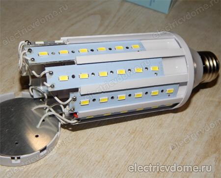 Как разобрать светодиодную лампу 220, e27, e14 и g13 в домашних условиях