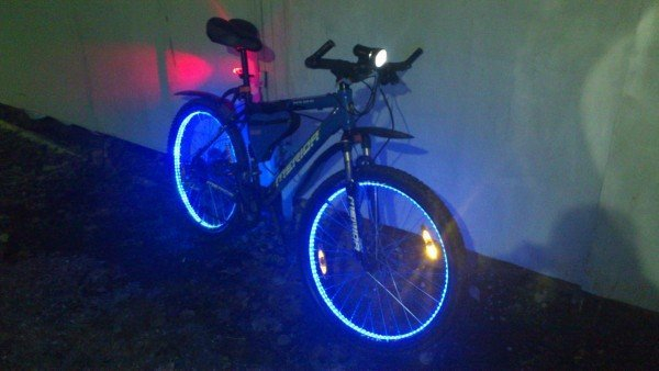 Тюнинг оригинального велосипеда: как сделать колесные фонари