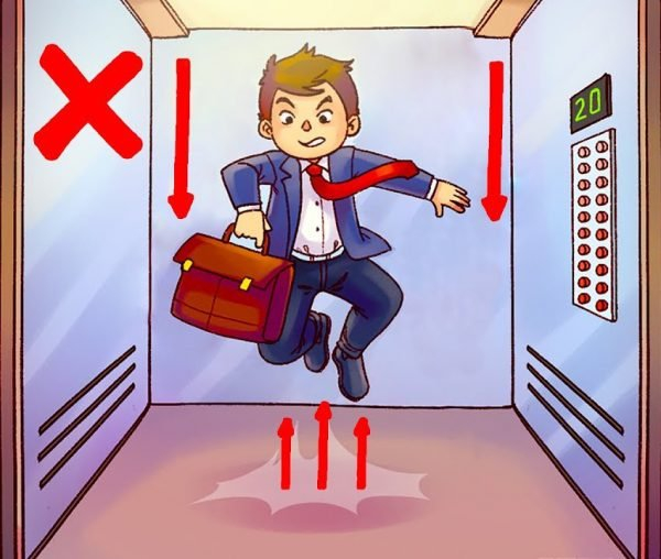 Как выжить в падающем лифте
