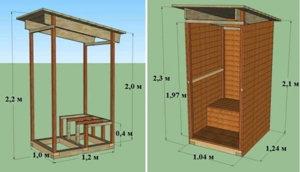 Деревянный дачный туалет: советы и инструкция